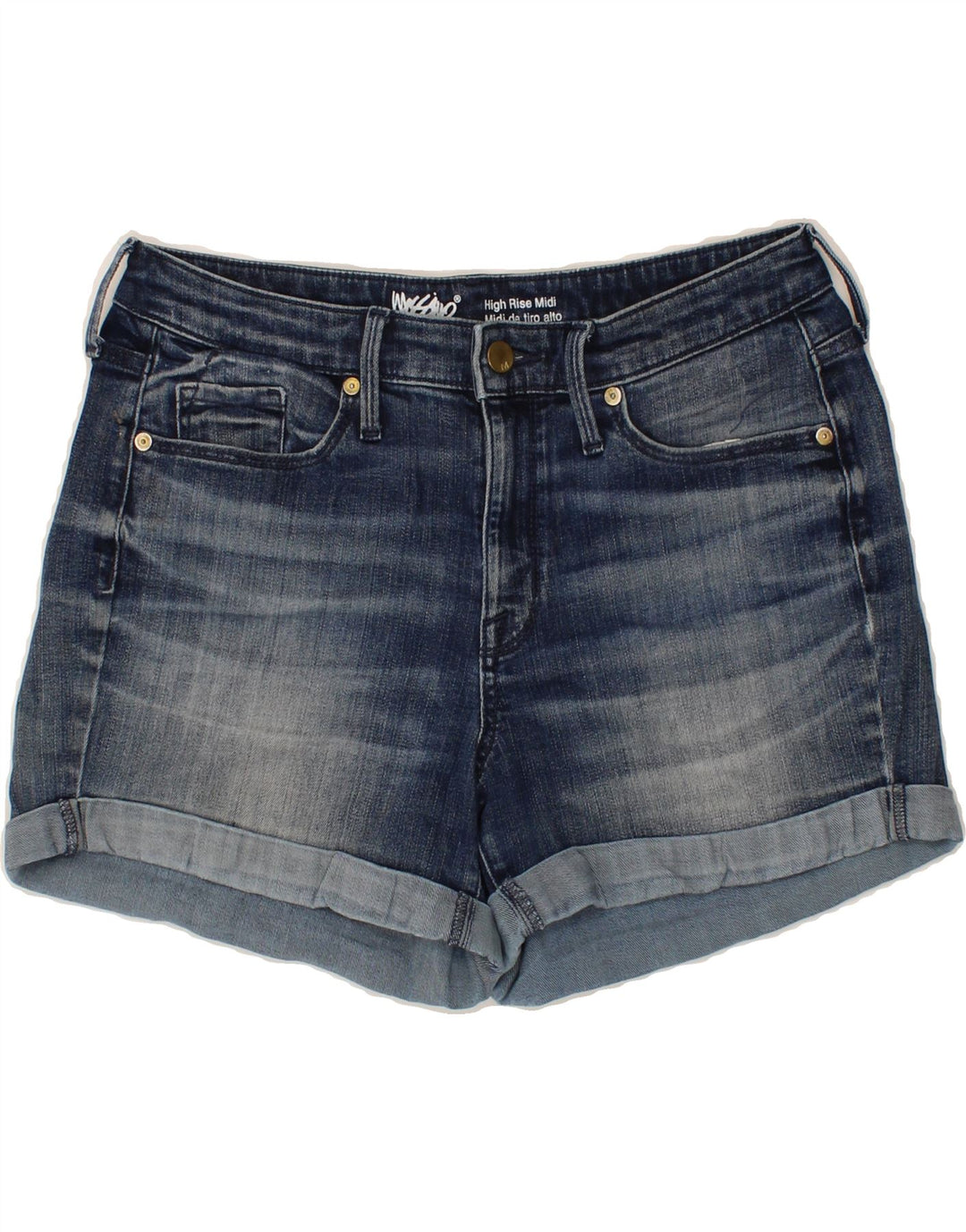 MOSSIMO Womens Denim Shorts US 10 Medium W30 Blue Cotton Vintage Mossimo and Second-Hand Mossimo from Messina Hembry 