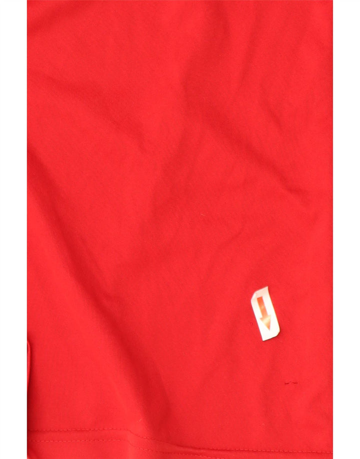Adidas Hombre Camiseta Top Grande Rojo Poliéster