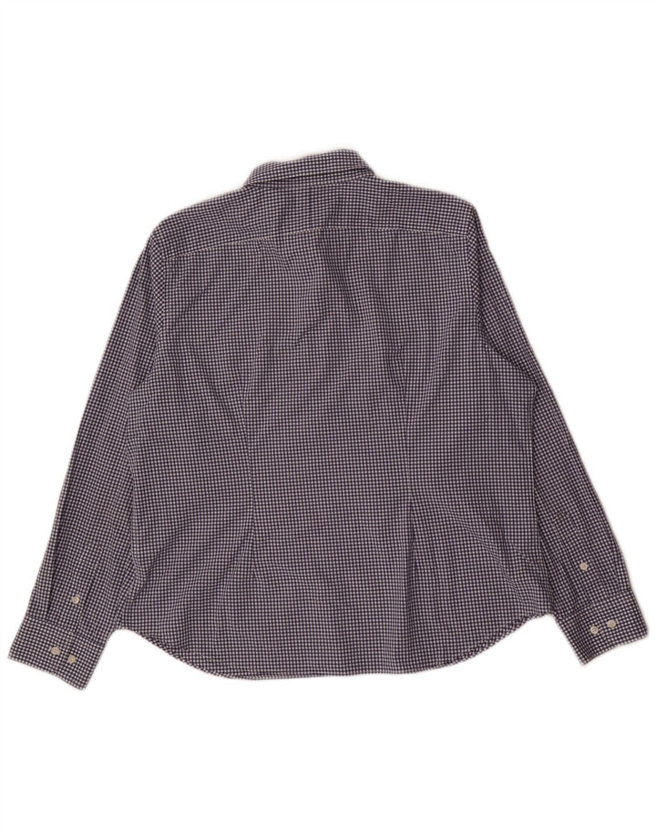 Chaps - Camisa pequeña para mujer, talla 40, talla grande, color azul marino