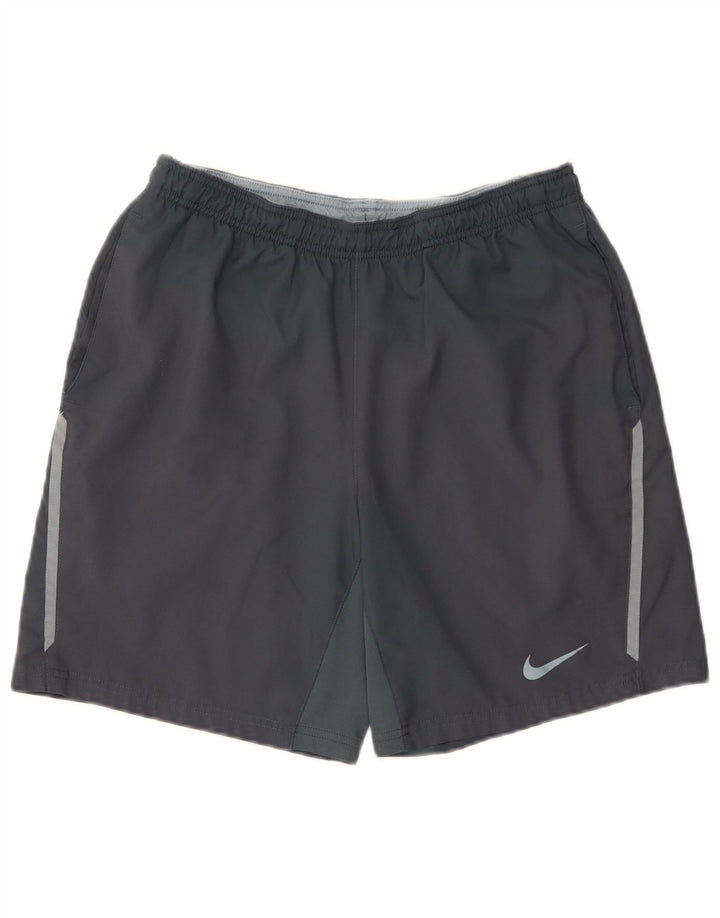 Pantalones cortos deportivos Nike para hombre gris medio