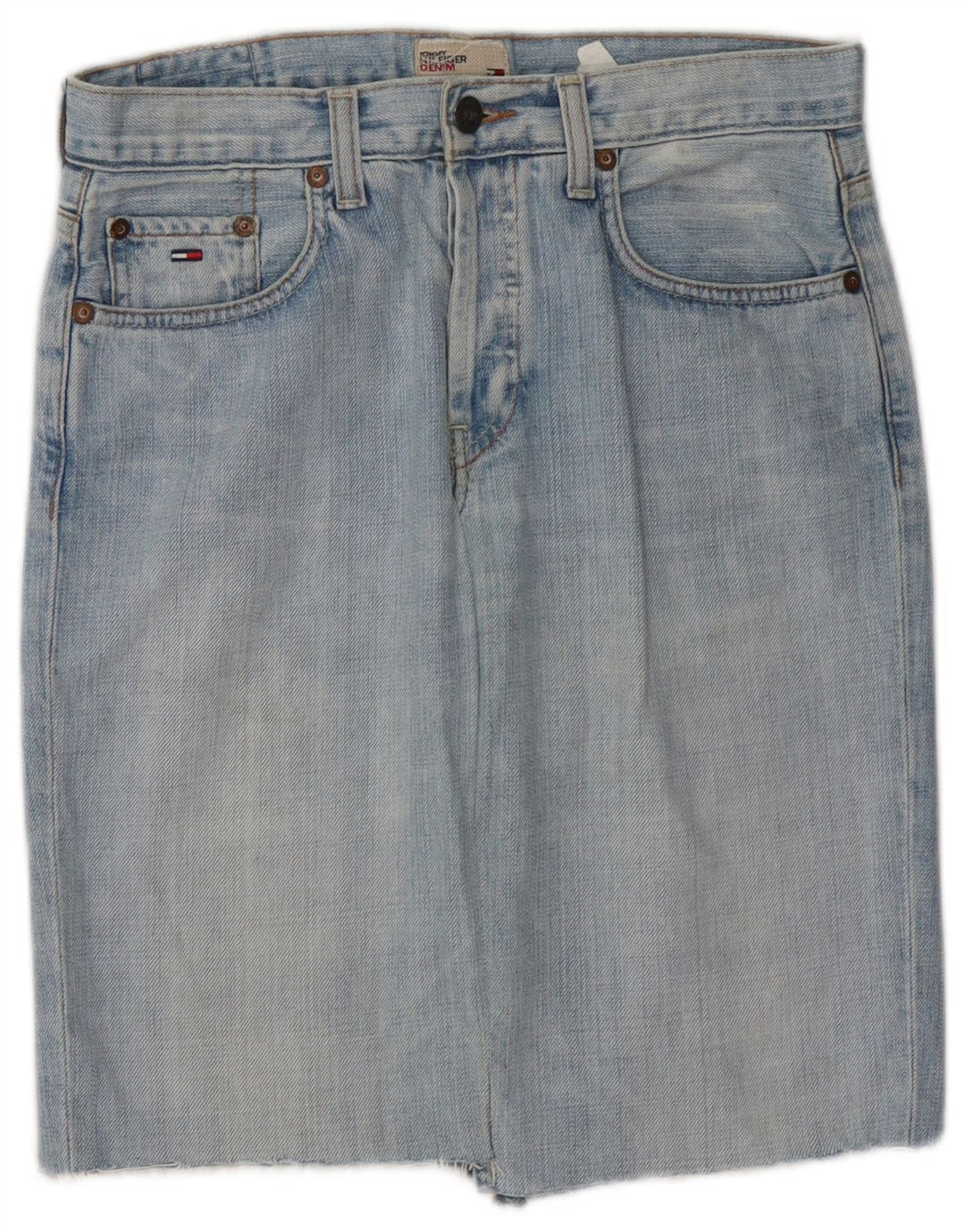 TOMMY HILFIGER Falda Vaquera Mujer W28 Azul Medio Algodón