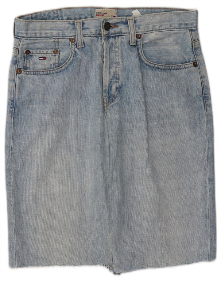 TOMMY HILFIGER Falda Vaquera Mujer W28 Azul Medio Algodón