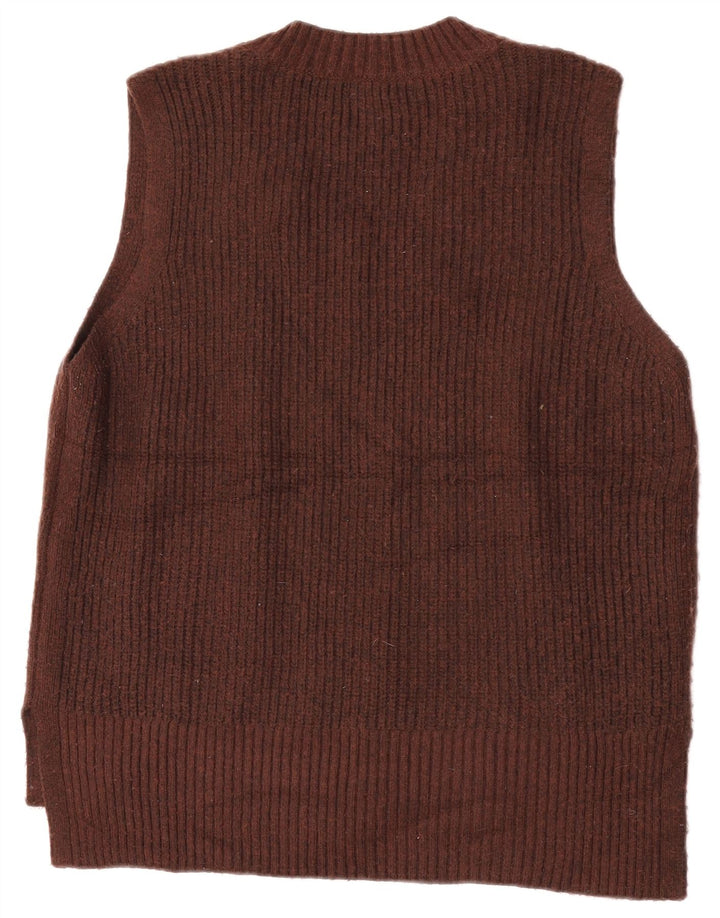 Marks & Spencer Camiseta sin mangas para mujer UK 46 Grande Poliéster marrón