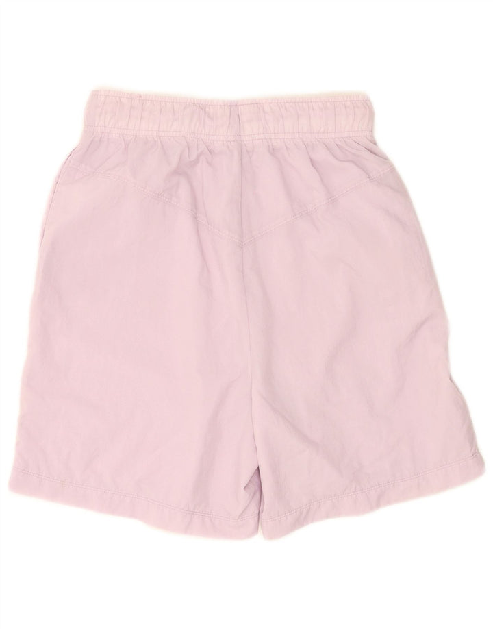 Nike - Pantalones cortos deportivos para mujer (talla 8), color morado, poliéster