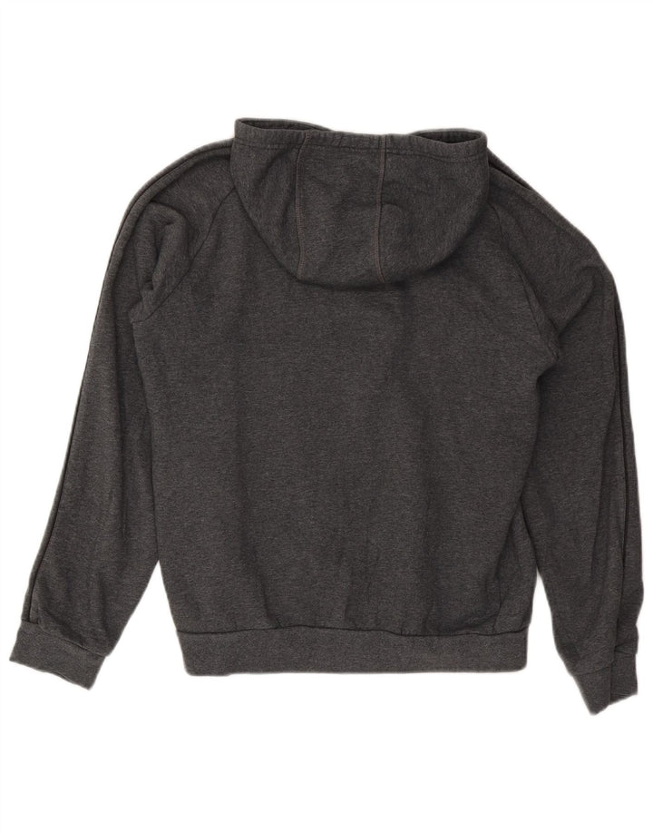 Adidas Hombre Sudadera Con Capucha Jumper Pequeño Gris Algodón