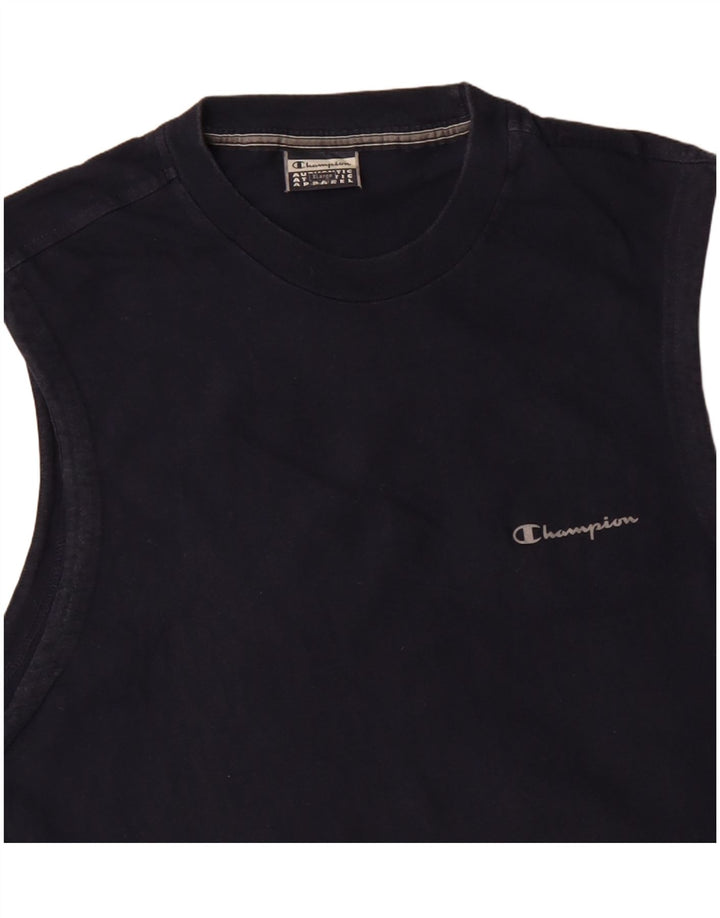 CHAMPION Camiseta sin mangas para hombre XL Azul marino