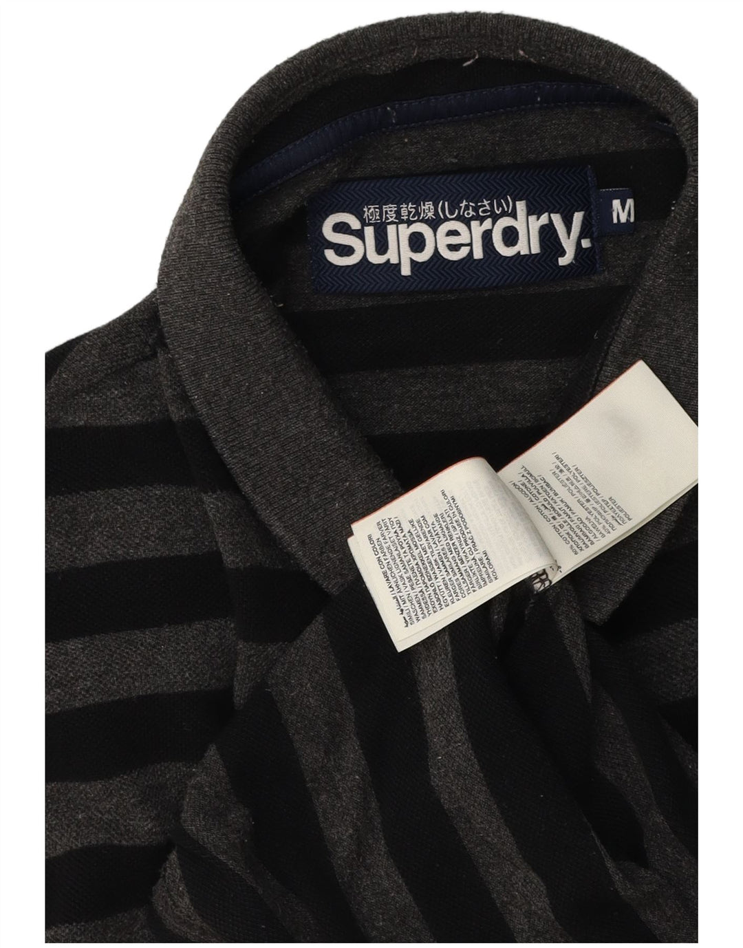 Polo Superdry De Algodón A Rayas Gris Medio Para Hombre