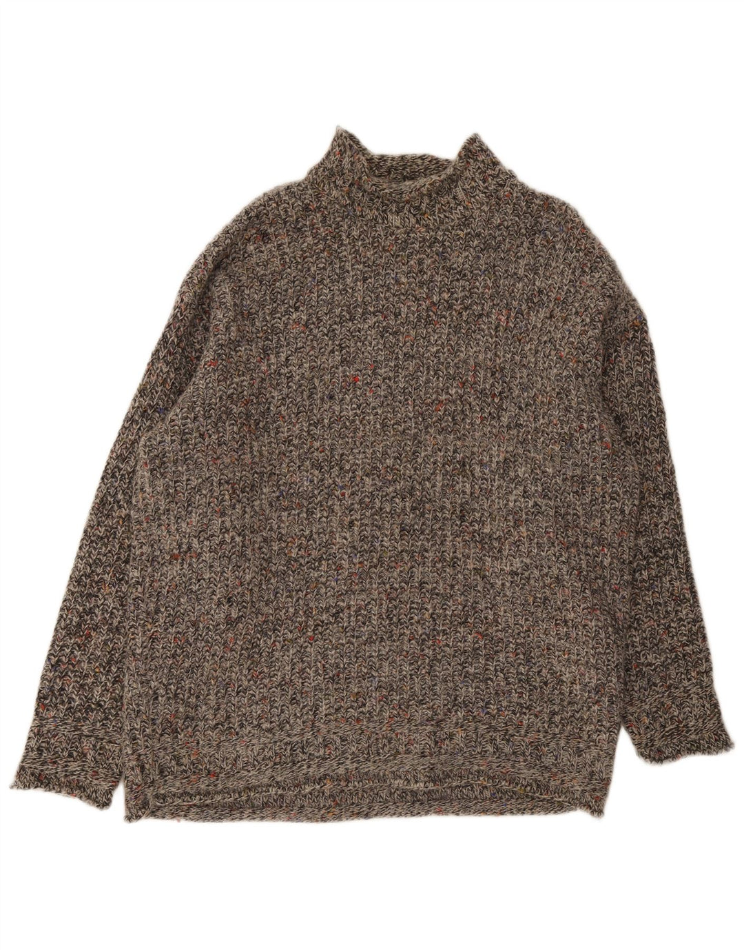 S. Moritz Jersey con Cuello Alto para Hombre XL Gris Moteado
