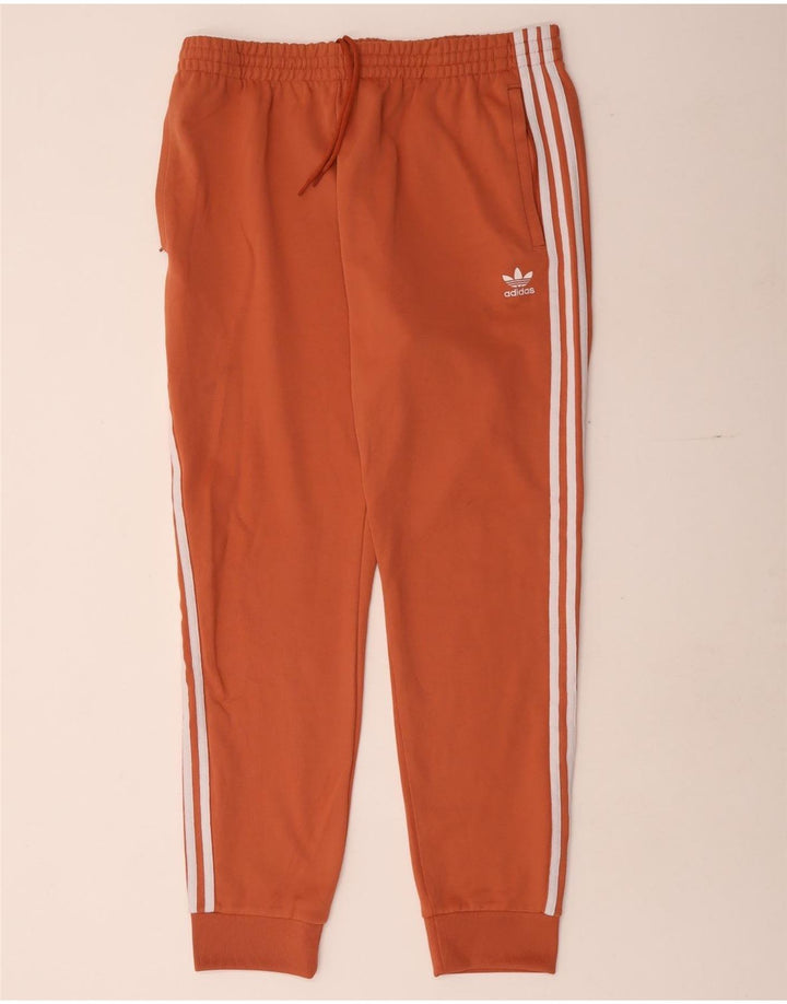Adidas Hombre Pantalón Chándal Joggers XL Naranja Poliéster