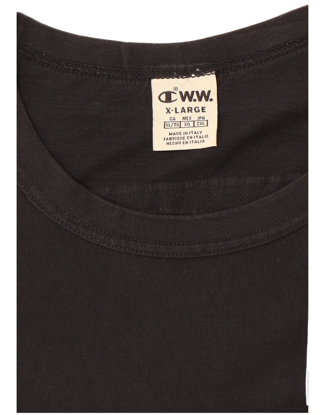 Champion Camiseta gráfica para hombre Top XL Negro