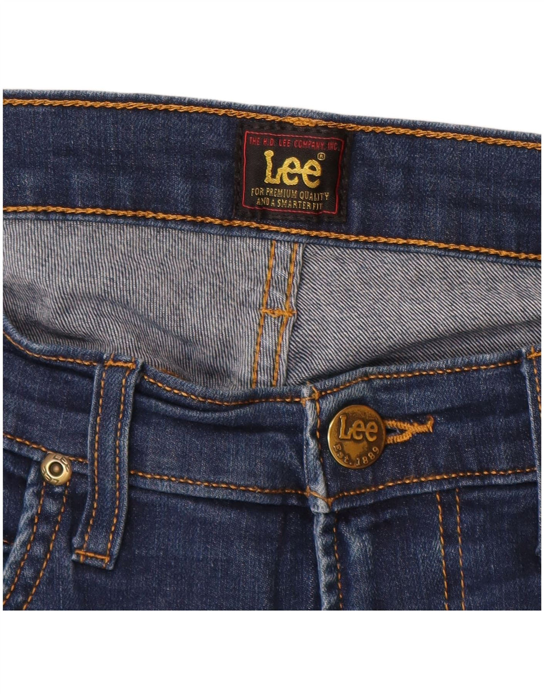 Vaqueros Lee Slim Mujer W30 L32 Azul