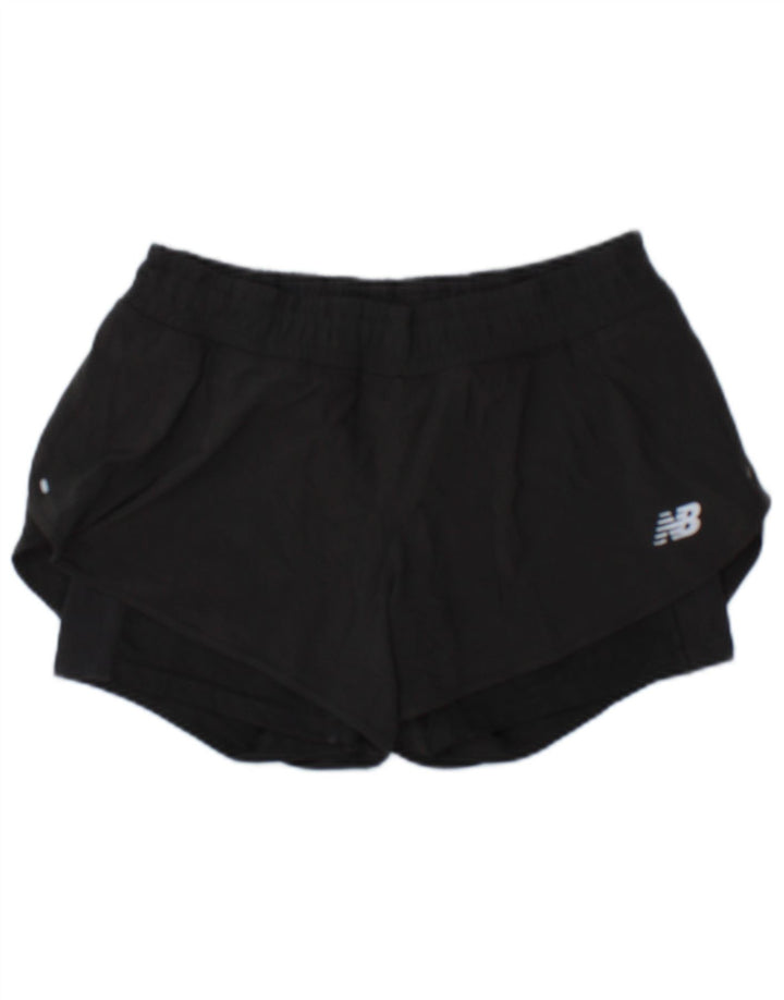 New Balance Pantalones cortos deportivos para mujer UK 44 Mediano Negro