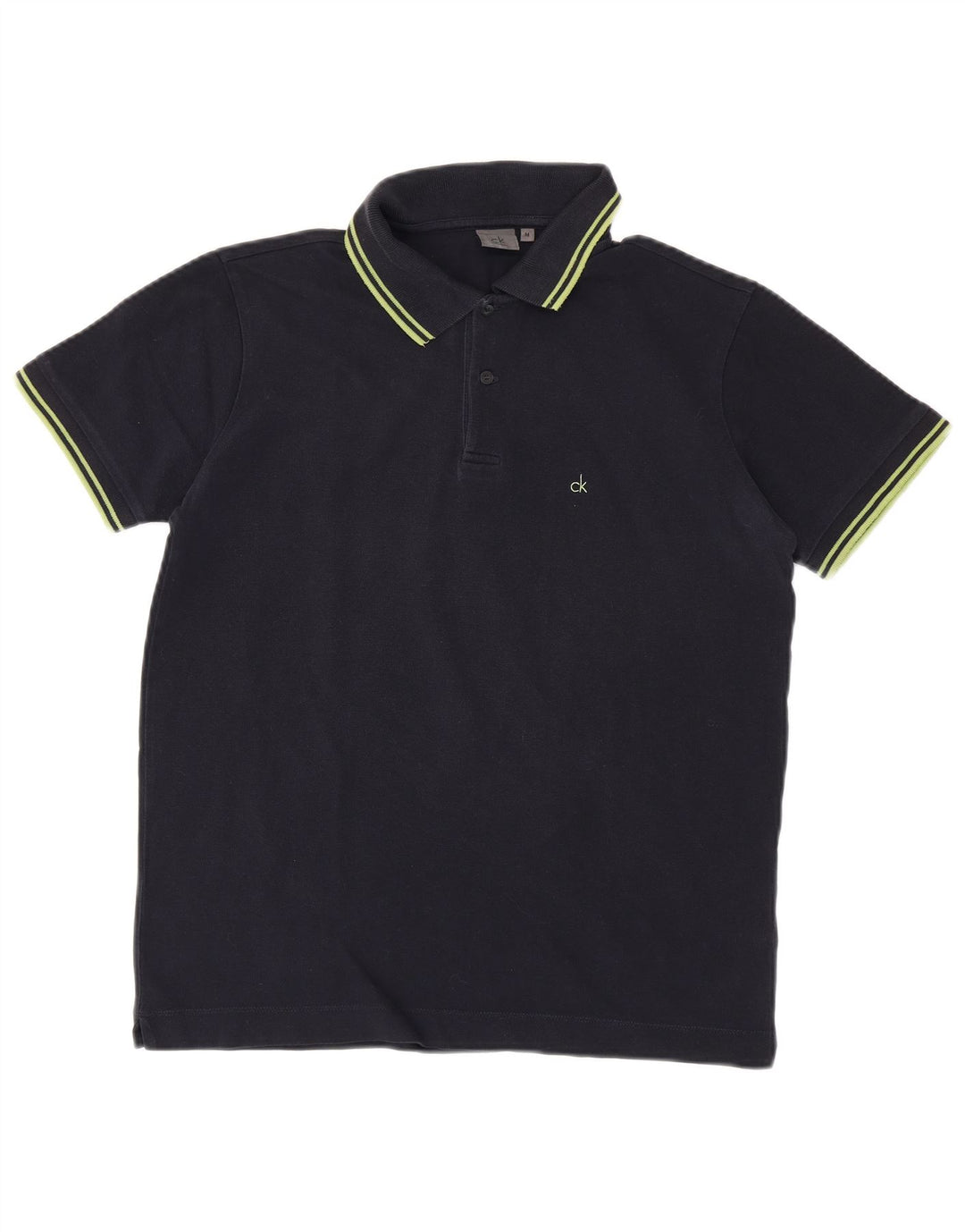 CALVIN KLEIN Polo para hombre de algodón azul marino mediano