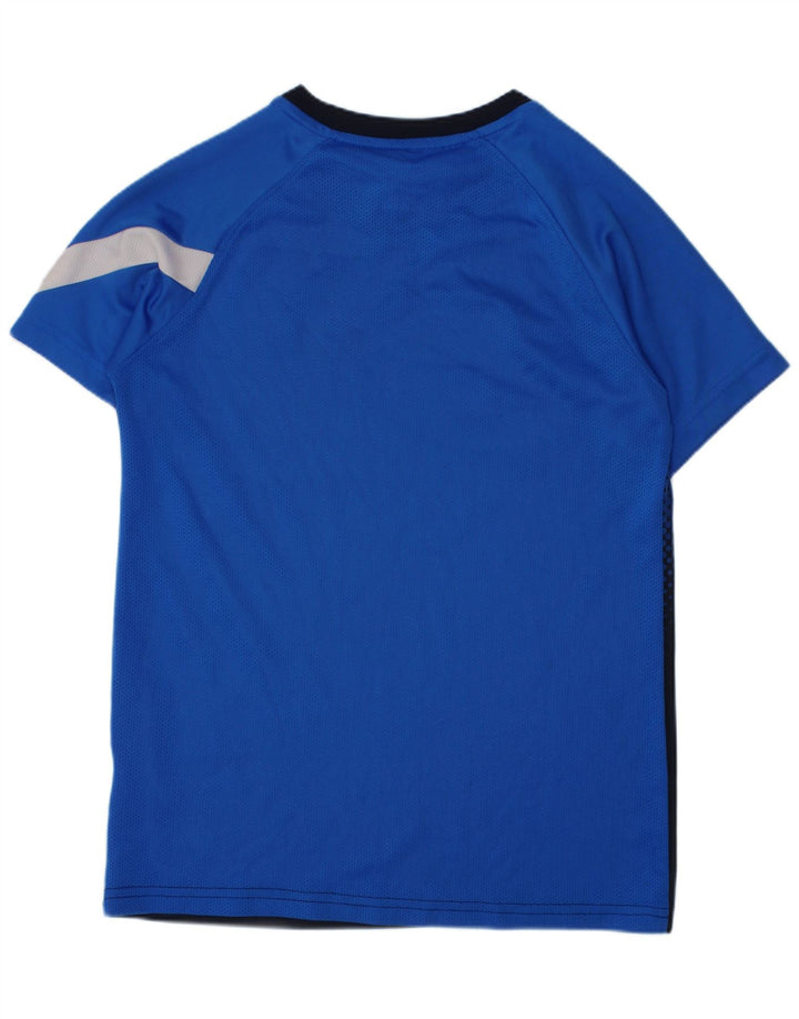 NIKE Camiseta Dri Fit Graphic para niños 10-11 años Bloque de Color Azul Medio