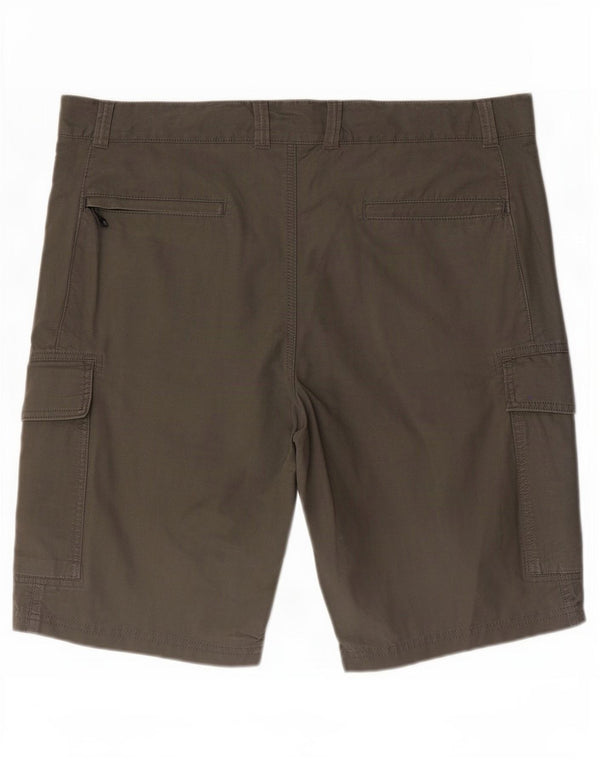 Marks & Spencer Pantalones cortos tipo cargo para hombre W40 XL Algodón caqui