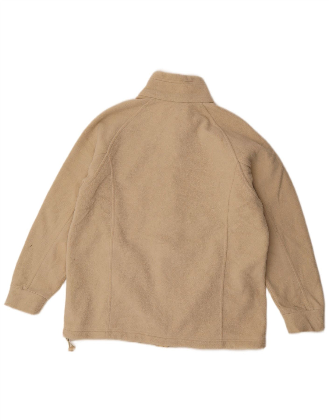 Marks & Spencer Chaqueta polar para mujer UK 44 Grande Poliéster beige