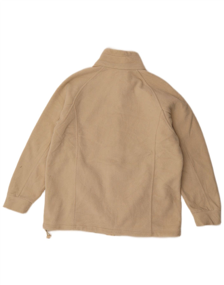 Marks & Spencer Chaqueta polar para mujer UK 44 Grande Poliéster beige