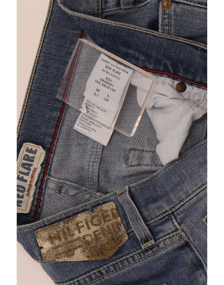 Vaqueros Acampanados Tommy Hilfiger Mujer W31 L30 Algodón Azul