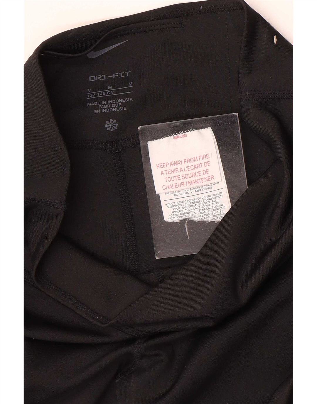 Leggings Nike Dri Fit para niñas 10-11 años Mediano Negro Poliéster