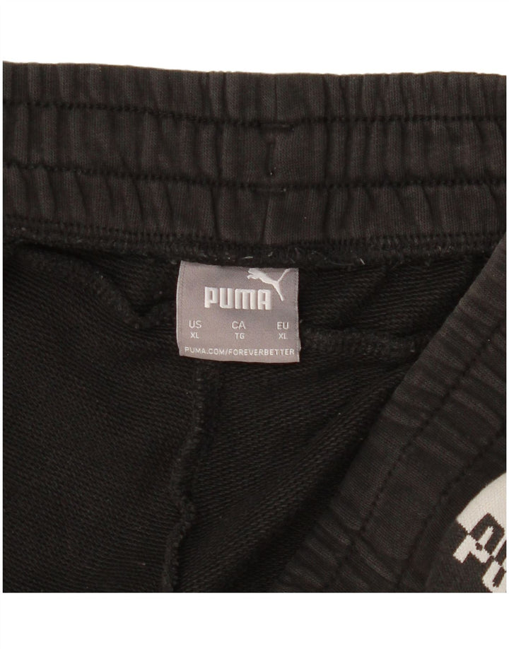 Puma Mujer Pantalones De Chándal Joggers XL Negro