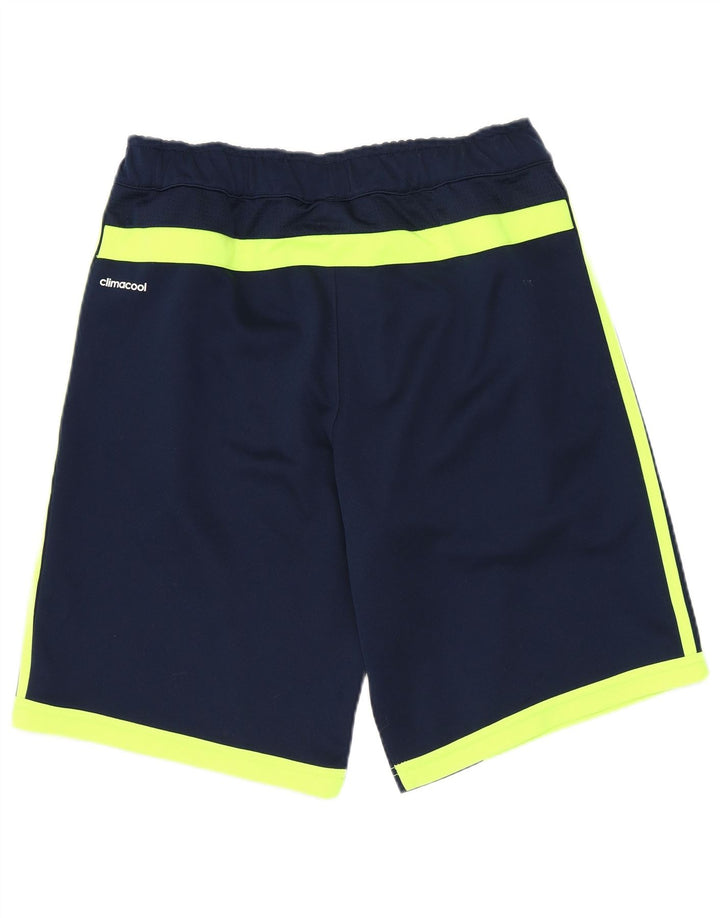 ADIDAS Mens Climacool Sport Shorts Pequeño Azul Marino Poliéster