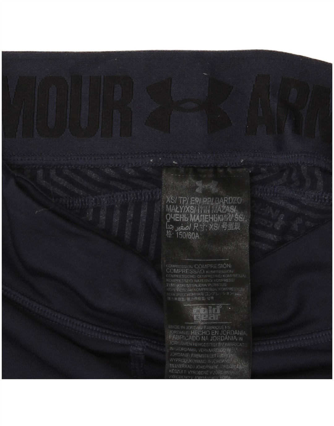 Under Armour Leggings para mujer UK 4 XS Azul marino Colorblock Poliéster
