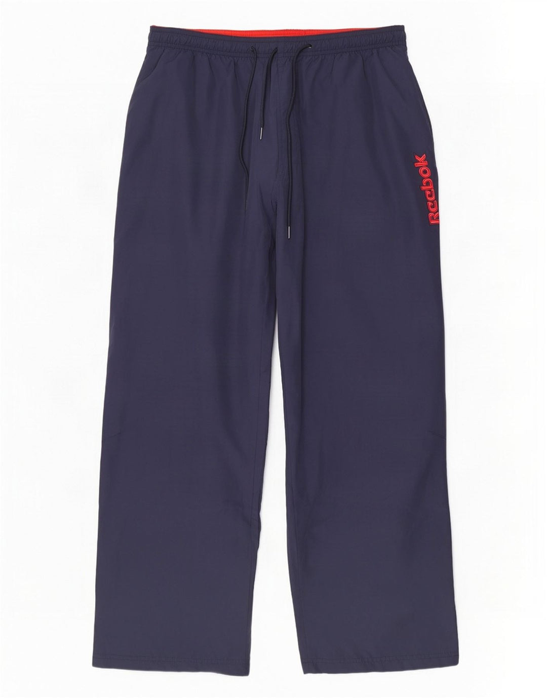 Reebok - Pantalón de chándal con gráfico para hombre, talla grande, color azul marino