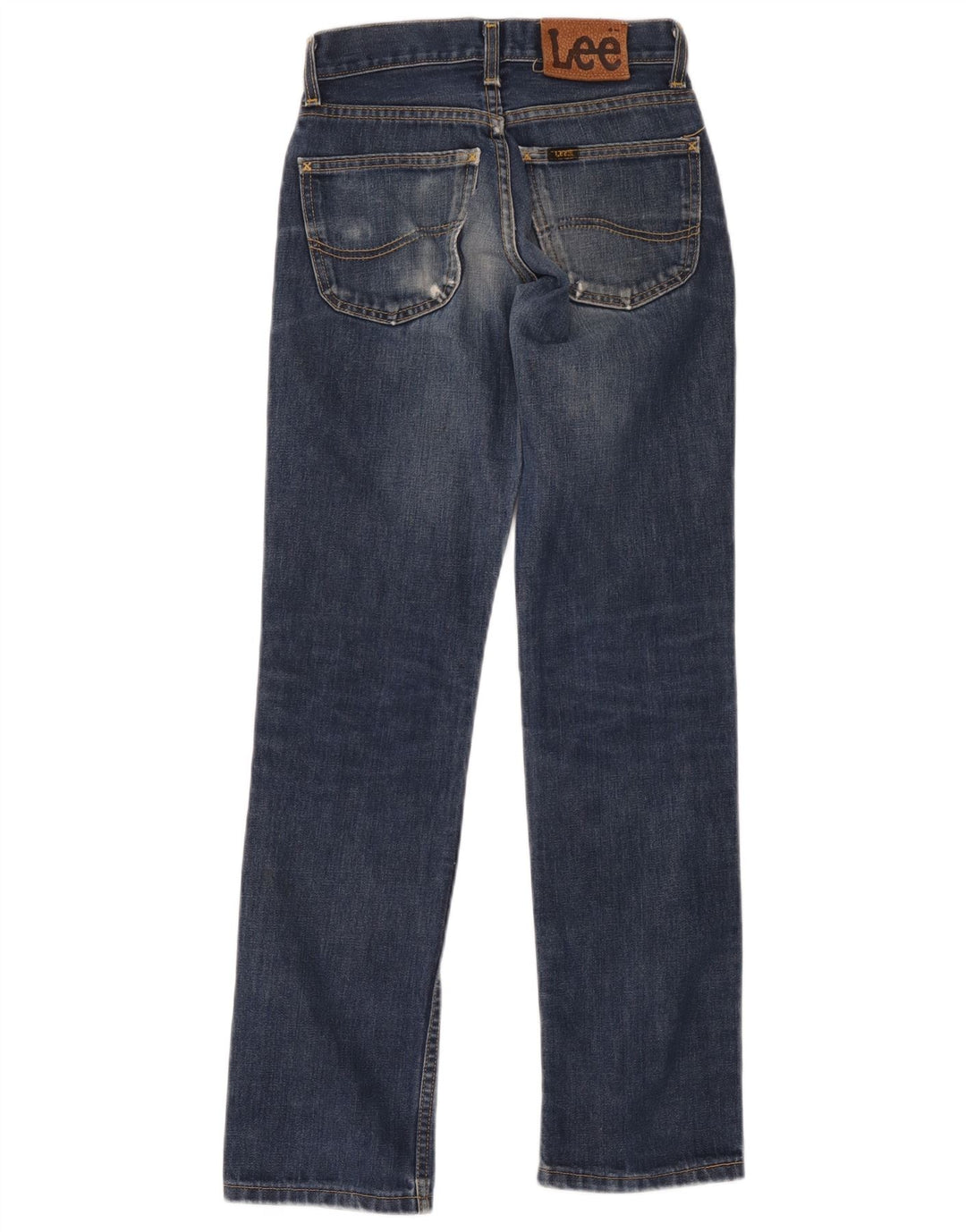Vaqueros Lee Mujer Rectos W26 L31 Algodón Azul