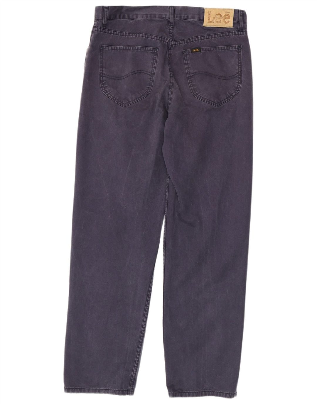 LEE Pantalones casuales cónicos Kansas para hombre W34 L32 Algodón azul marino
