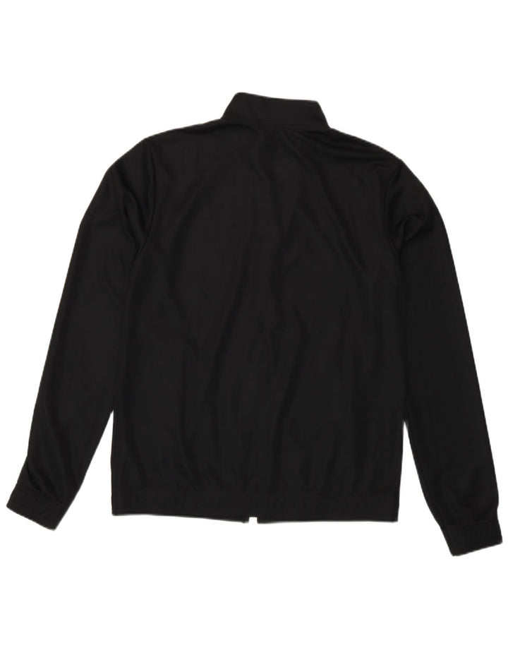 Adidas Mujer Aeroready Chándal Top Chaqueta Reino Unido 12/14 Mediano Negro