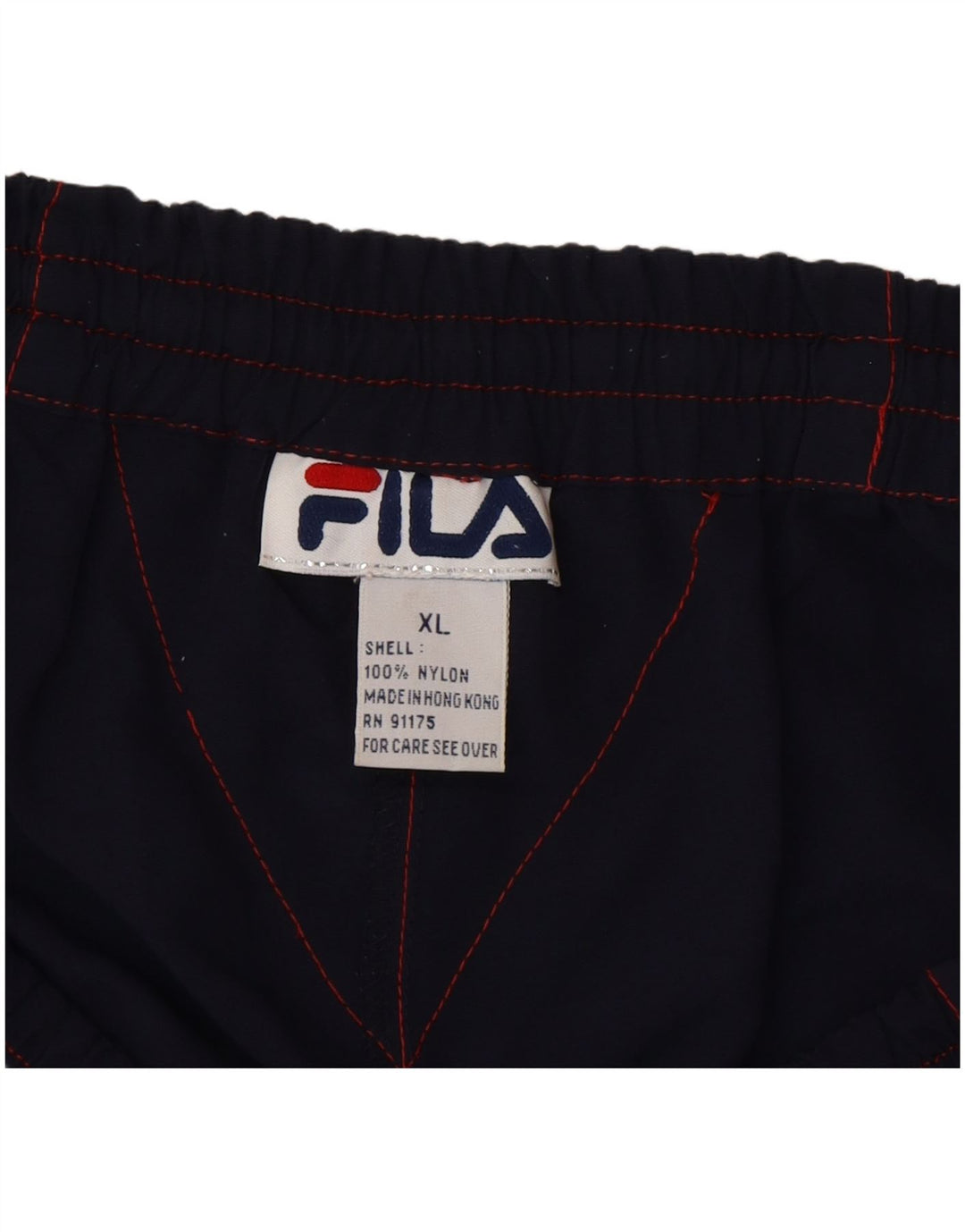Fila Shorts deportivos para hombre XL Nylon azul marino