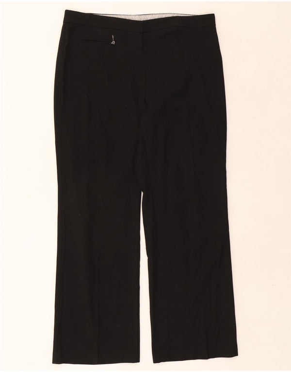 Marks & Spencer Pantalones Casuales Rectos para Mujer W34 L28 Negro