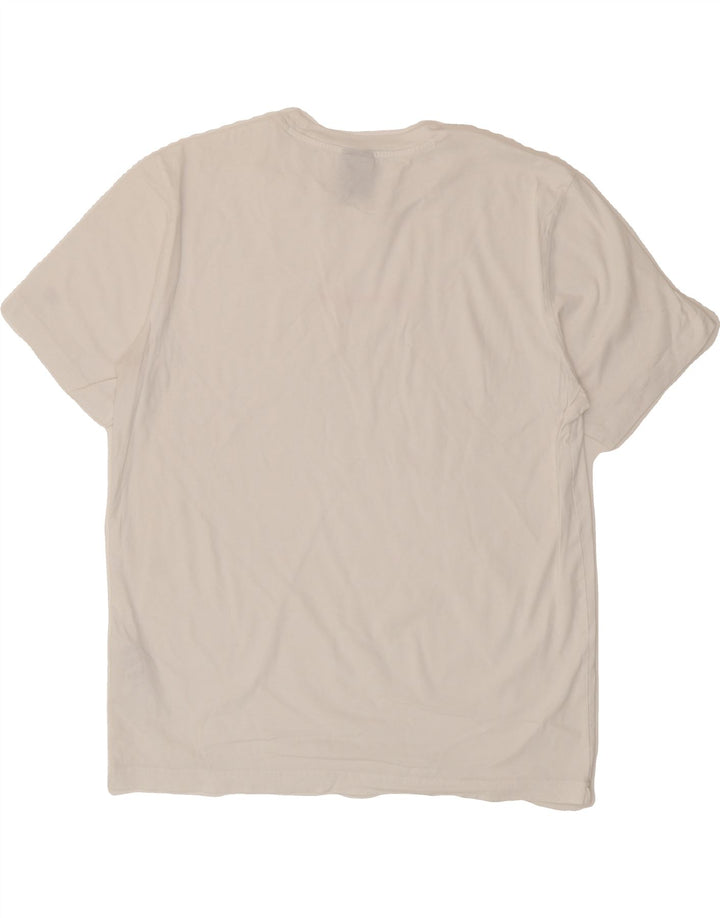 CHAMPION Mens Graphic T-Shirt Top Large White Cotton Vintage Champion and Second-Hand Champion from Messina Hembry 
