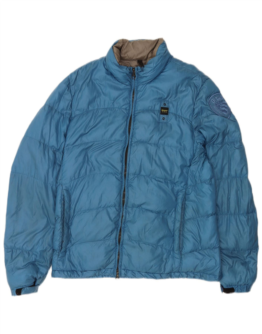 Blauer Chaqueta acolchada para hombre UK 40 Large Poliamida azul