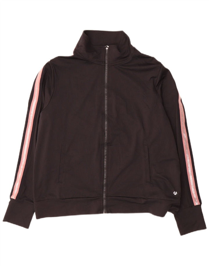 Marks & Spencer Chaqueta de Chándal para Mujer UK 40 XL Negro Colorblock
