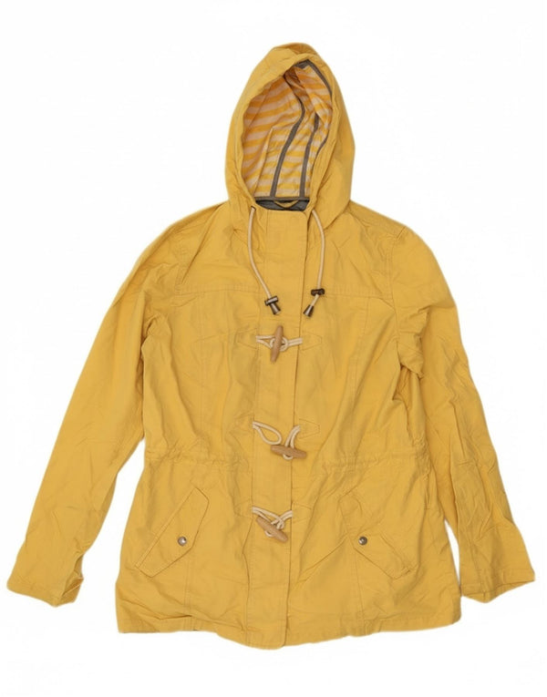 Chaqueta utilitaria con capucha para mujer Fat Face UK 40 Poliéster amarillo medio