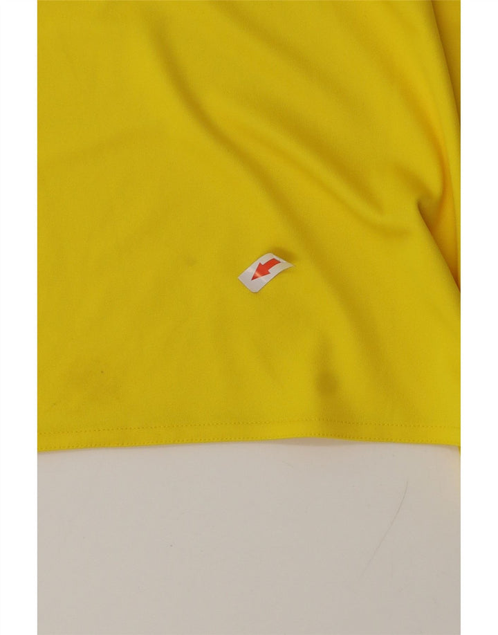 Adidas Hombre Climalite Graphic Camiseta Top Poliéster Amarillo Medio