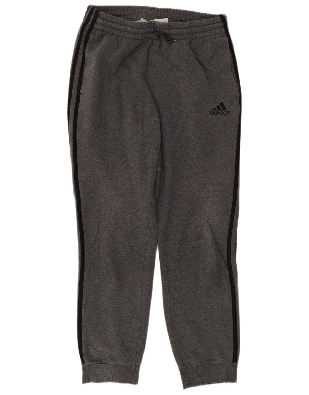 Adidas Hombre Pantalones De Chándal Joggers Gris Medio Algodón