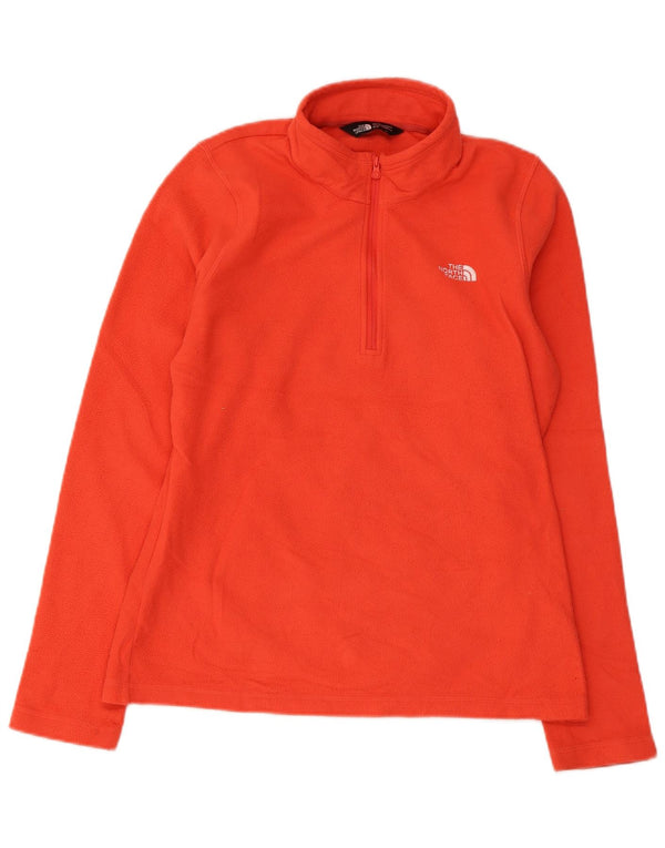 The North Face Jersey de forro polar con cremallera y cuello para mujer UK 12 Medium Orange Sports