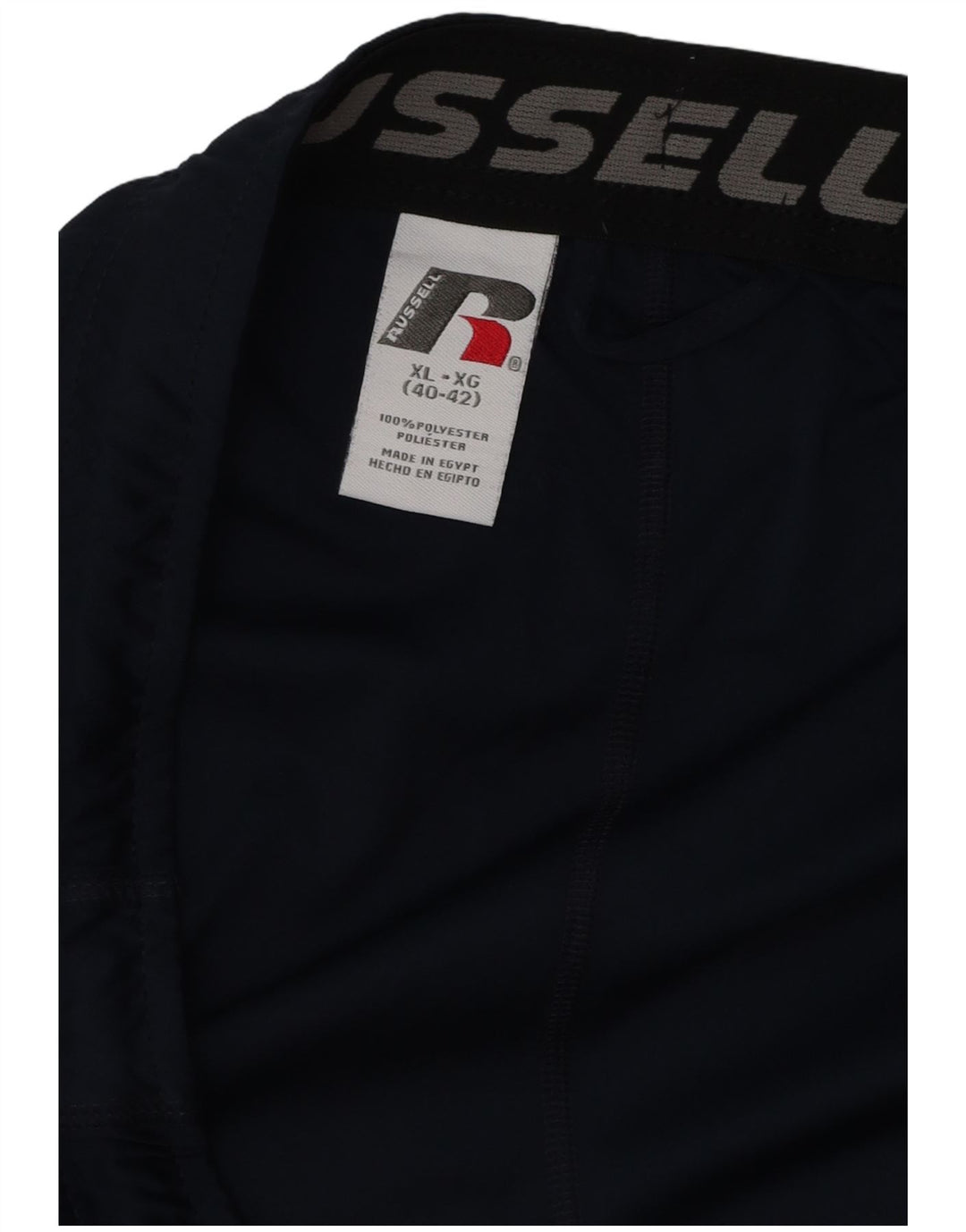 RUSSELL ATHLETIC Shorts deportivos para hombre XL Azul marino Poliéster