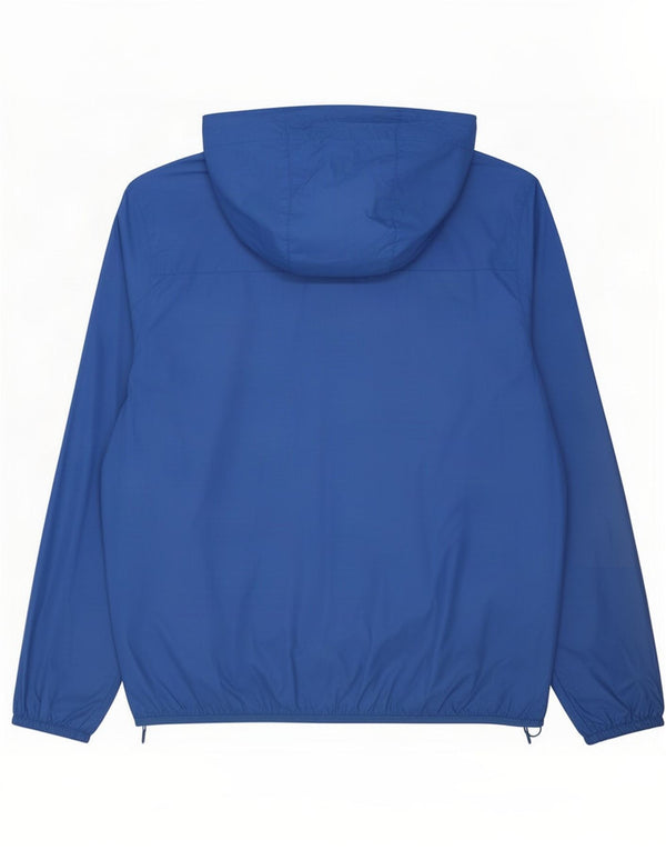 Tommy Hilfiger Chaqueta impermeable con capucha para hombre UK 42 XL Nylon azul