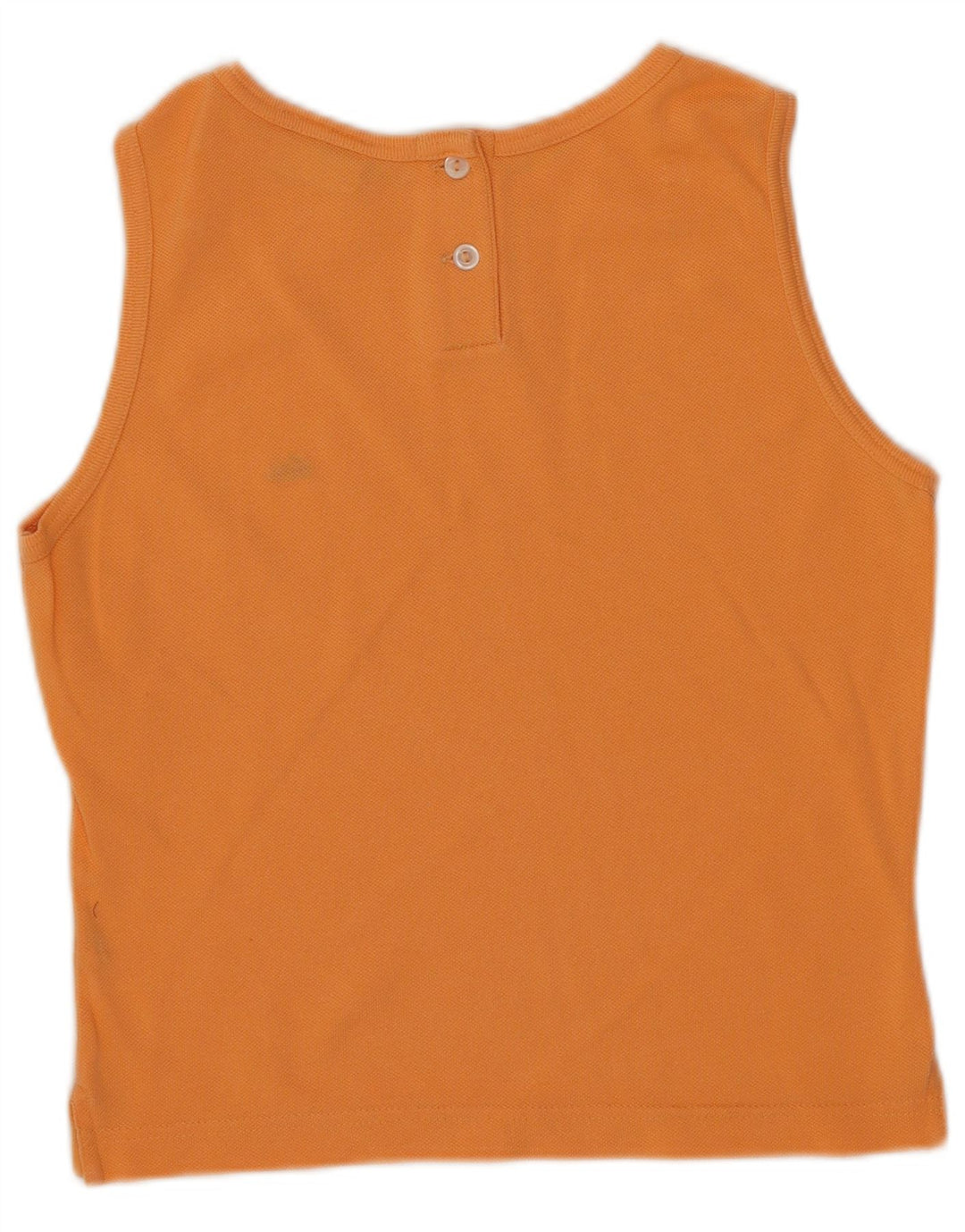 Lacoste - Chaleco corto para mujer, talla 36, algodón naranja pequeño