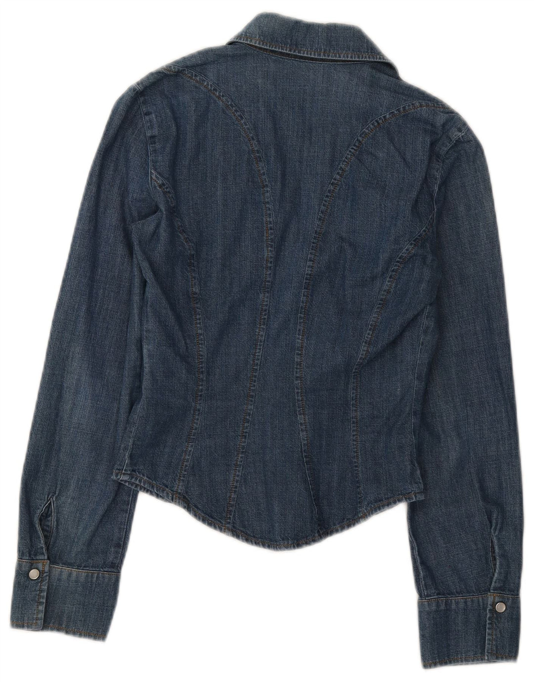 Max & Co. Camisa vaquera para mujer UK 8 Small Blue Cotton