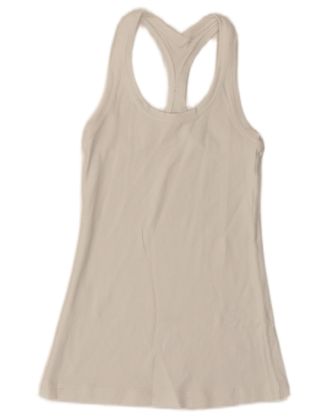 Lululemon Camiseta sin mangas para mujer UK 4 XS Blanco