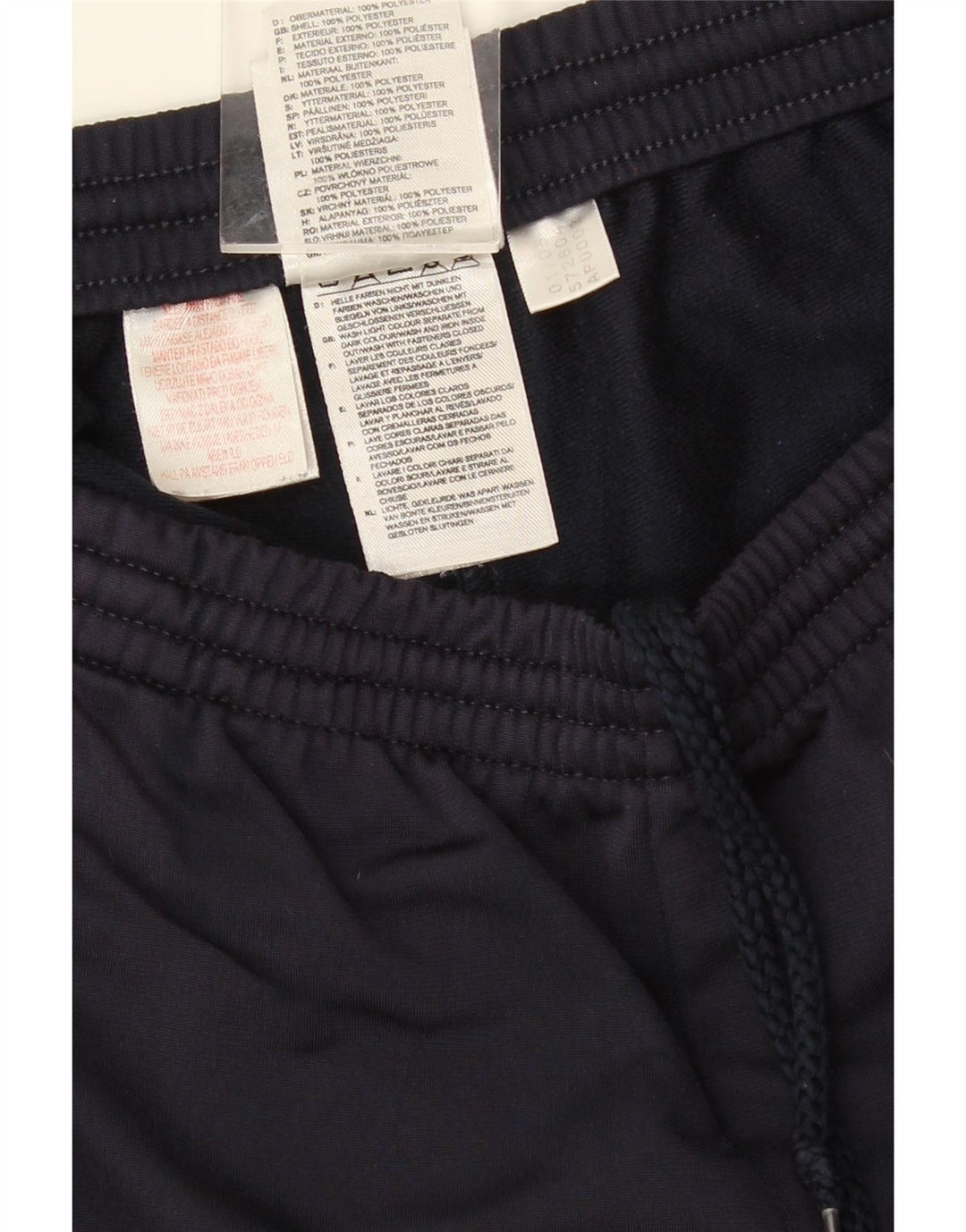 ADIDAS Pantalón de chándal para hombre Grande Azul marino Poliéster