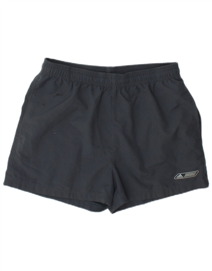 Pantalón Corto Deportivo Adidas Hombre Gris Medio Poliéster