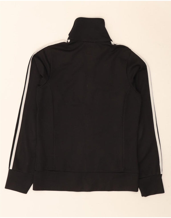 Adidas Mujer Chándal Top Chaqueta IT 42 Mediano Negro Algodón