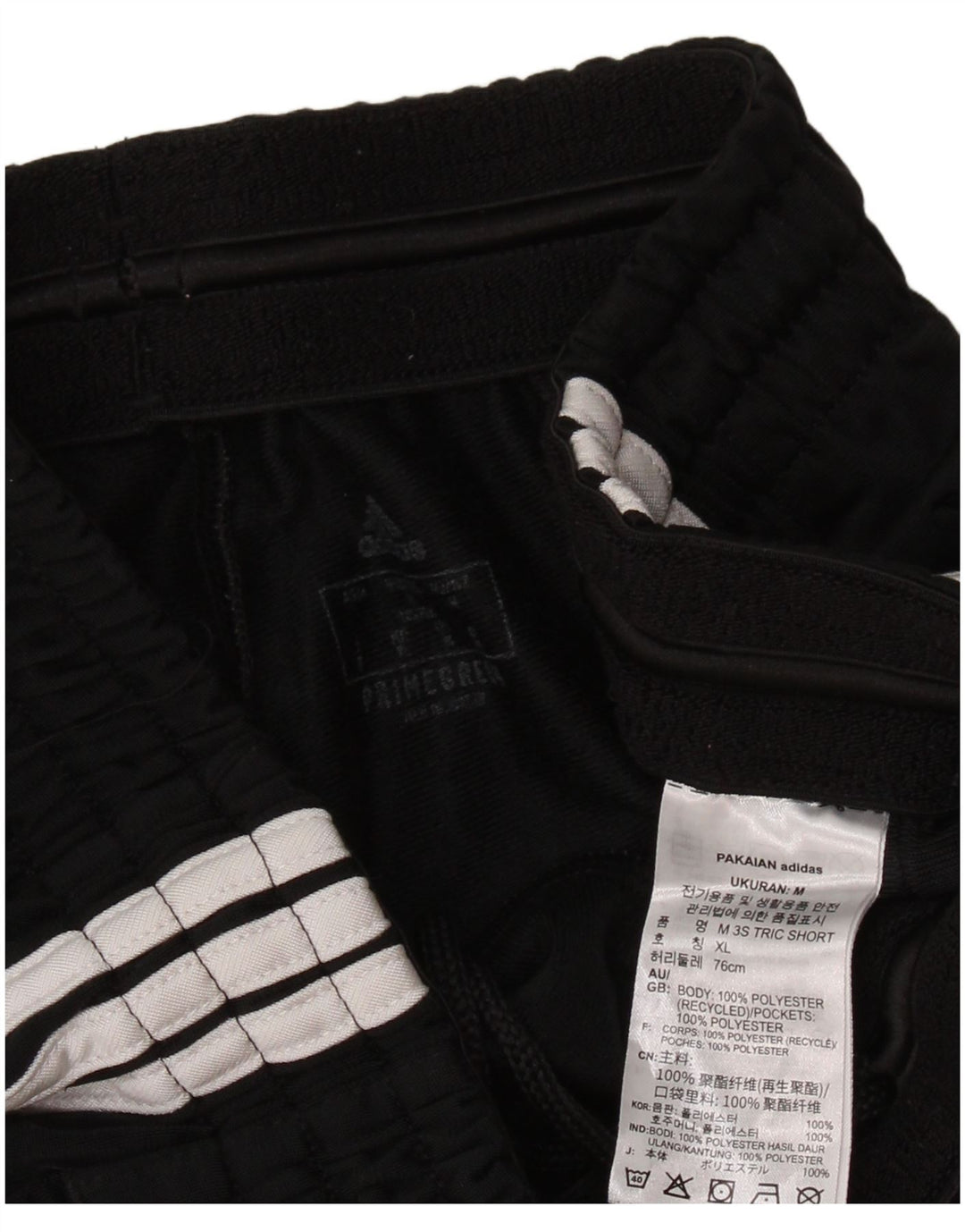 Adidas Hombre Primegreen Sport Shorts Medio Negro Poliéster