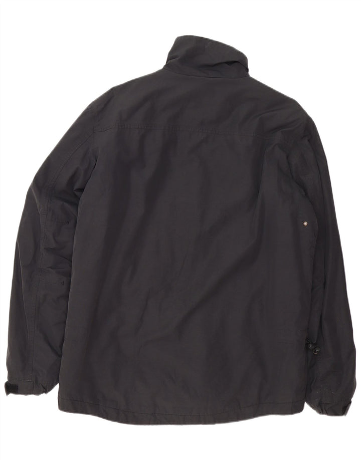 Napapijri Chaqueta cortavientos para hombre Reino Unido 40 Grande Algodón negro