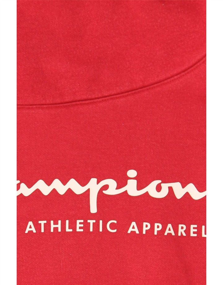 Champion Sudadera Crop Graphic para Mujer UK 14 Medium Red